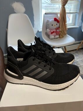 adidas Black and White Athletic Sneakers